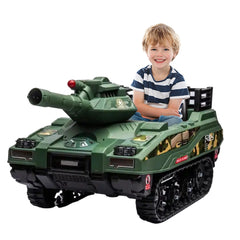 Kids Electric Ride-on Ultimate Adventure Tank with LED
