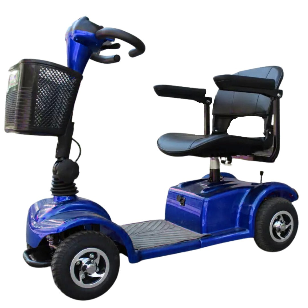 MegaWheels Compact Motorized Powered Mobility Scooters For Adults Blue