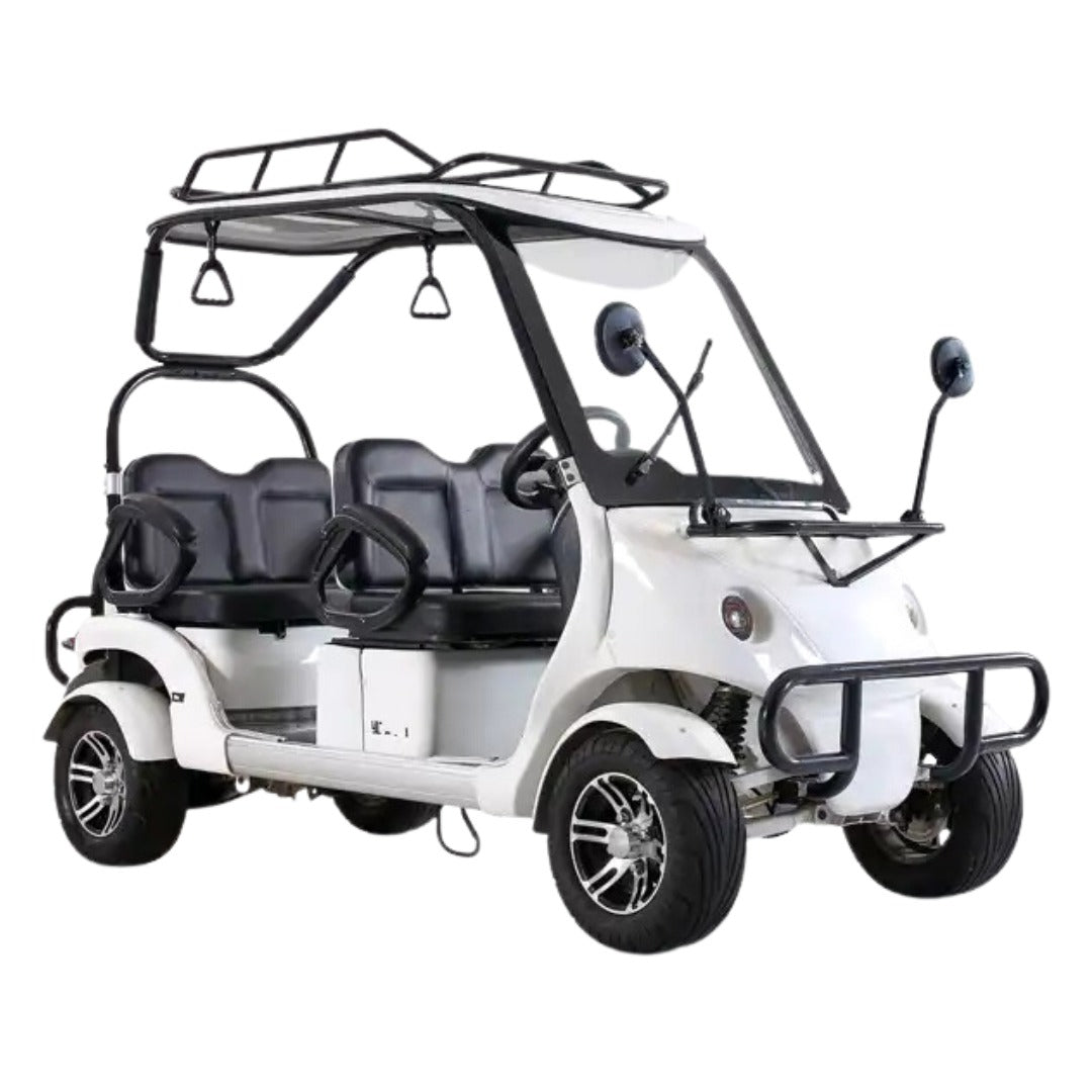 Megawheels Electric Golf Cart Evolution Buggy 4 Seater-White