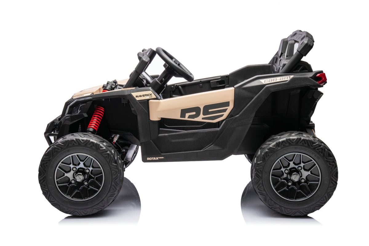 Megastar UTV Kids Electric Ride-on Licensed Can Am Marverick Mini 12v-Brown