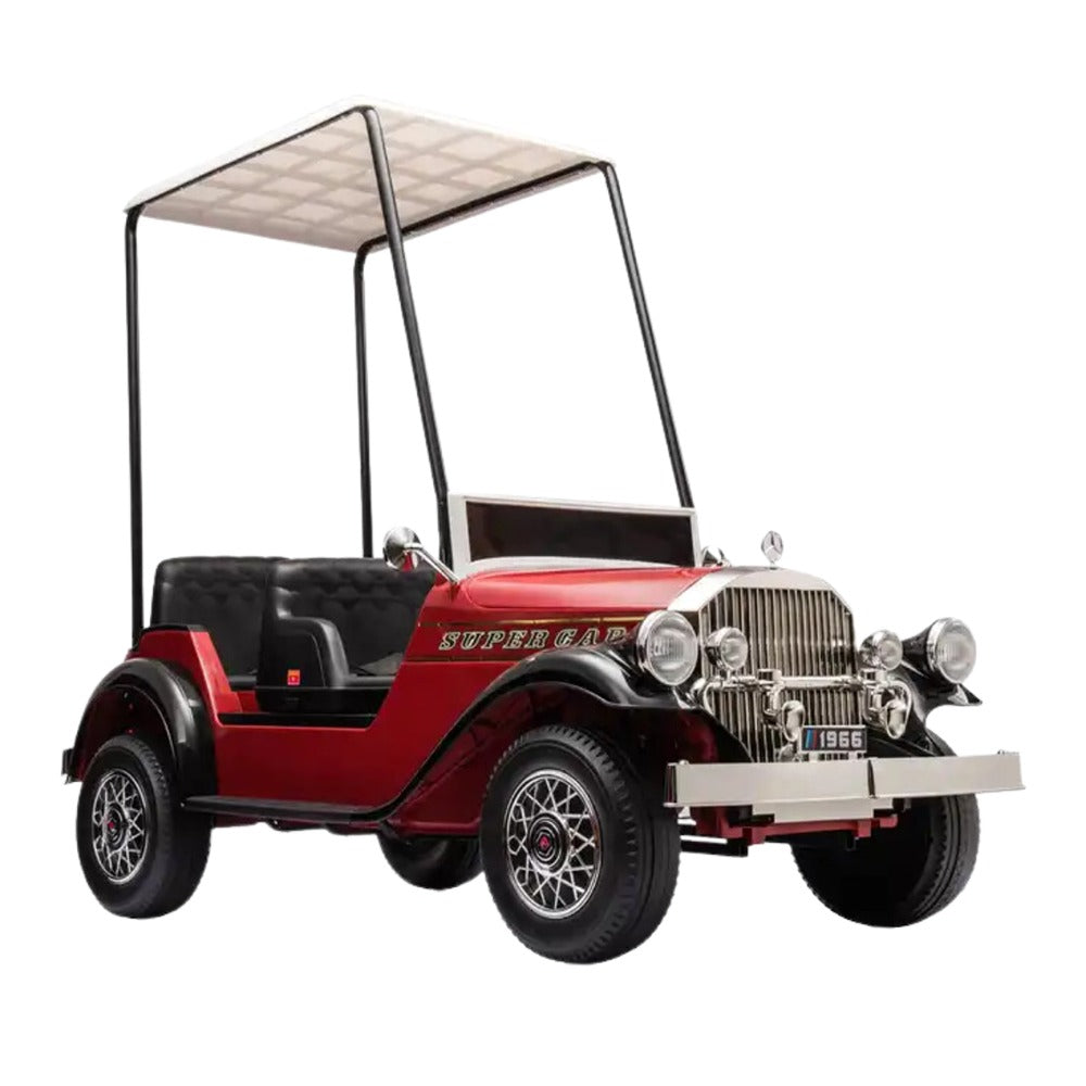 Megastar Kids Electric Ride-on Licensed Mercedes Vintage Golf cart 24 v