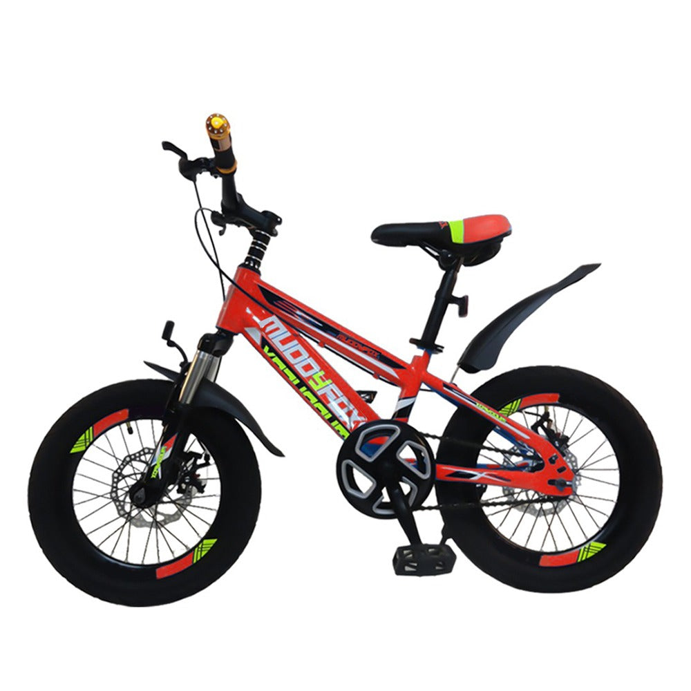 Megawheels Junior 16-Inch Muddy Fox Alloy Wheel Bike for Kids (Ages 5-8)-Red- Reverse Side