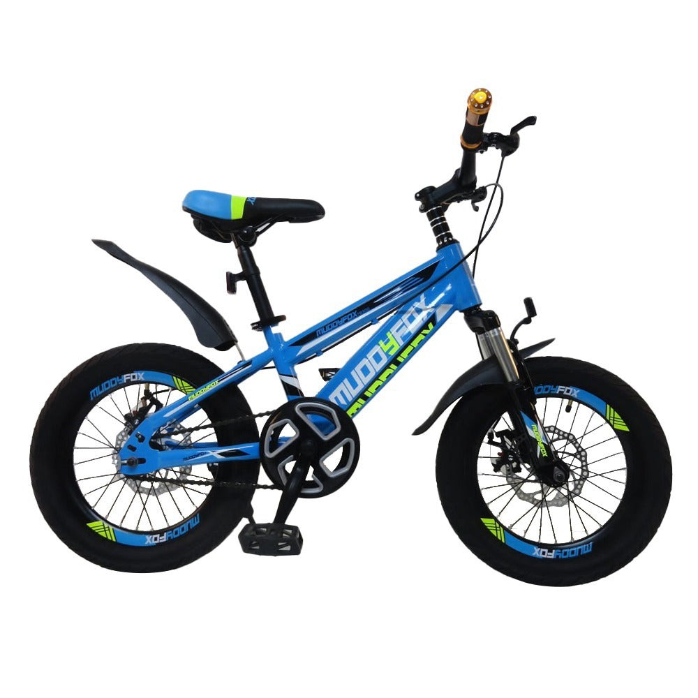 Megawheels Junior 16-Inch Muddy Fox Bike for Kids (Ages 5-8)-Blue  -Reverse 