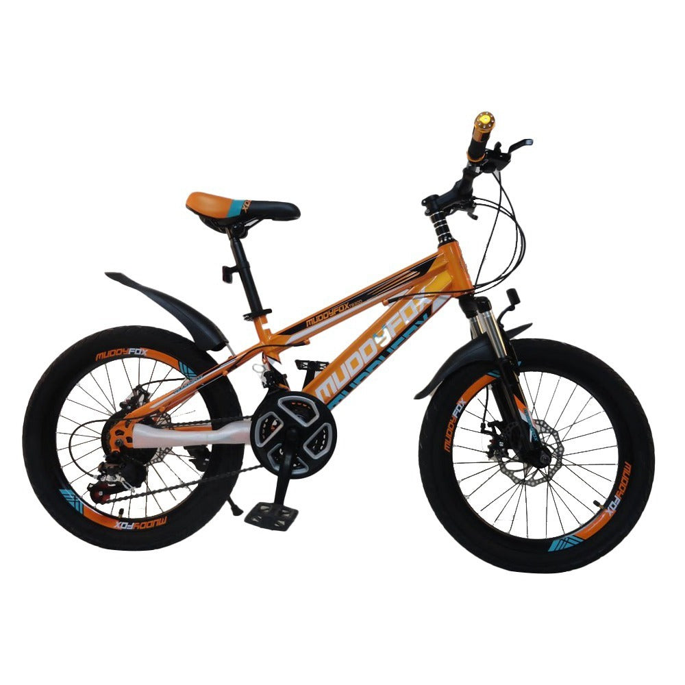 Megawheels Youth 20-Inch Muddy Fox Bike for Kids-Orange-Reverse Side