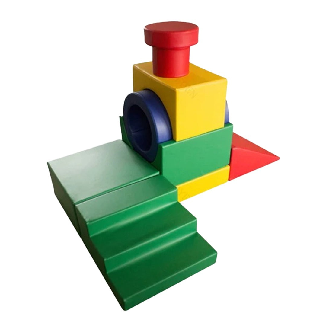 Megastar Soft Play Step n Slide Tunnel Nursery Toys 270x165x165cm