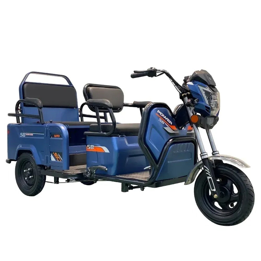 Megawheels Hybrid Electric Tricycle for Cargo or 3 Passengers 48 v