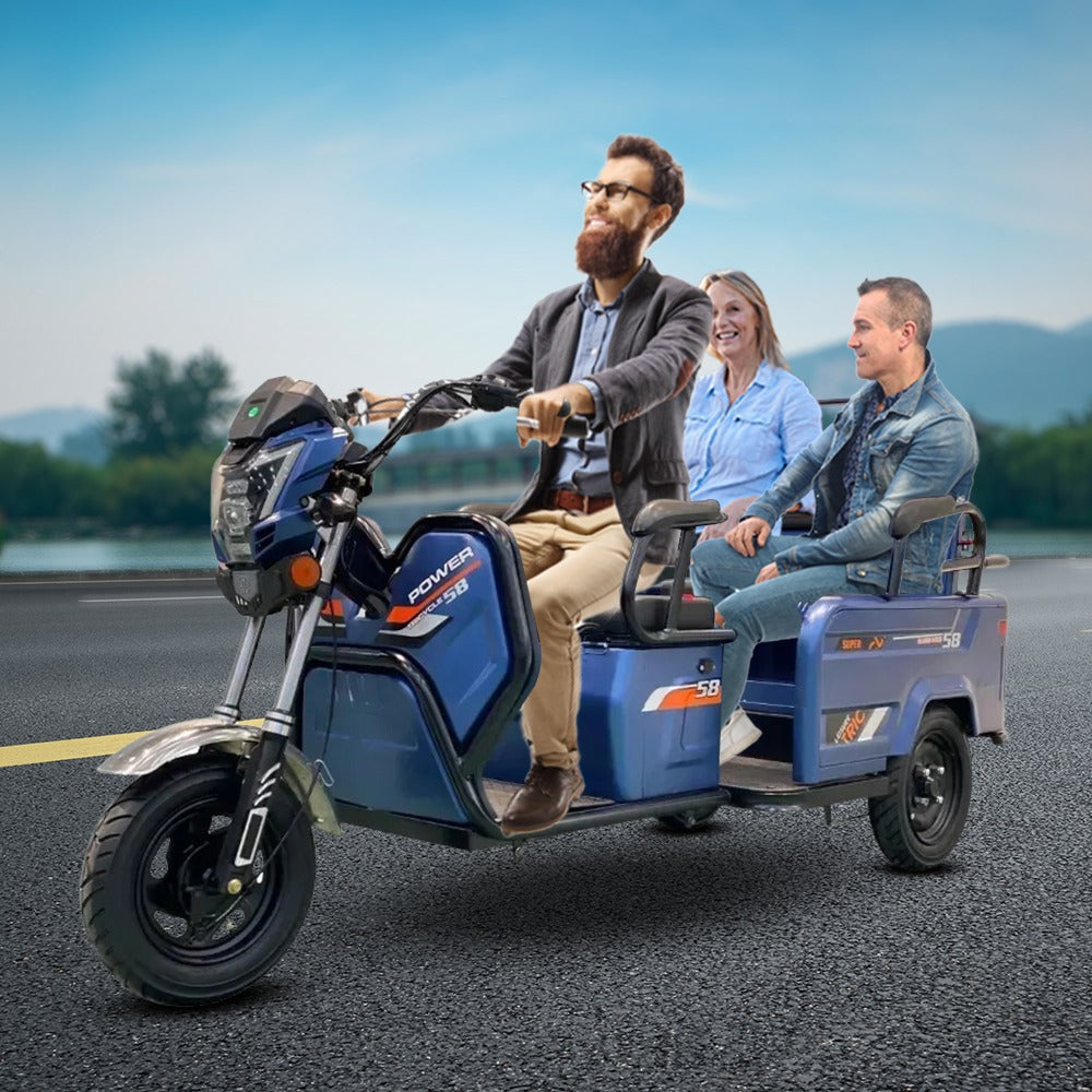 3 wheel bicycle uae Megawheels 3 wheels Electric Scooter and Cargo and Passenger tricycle – Rafplay