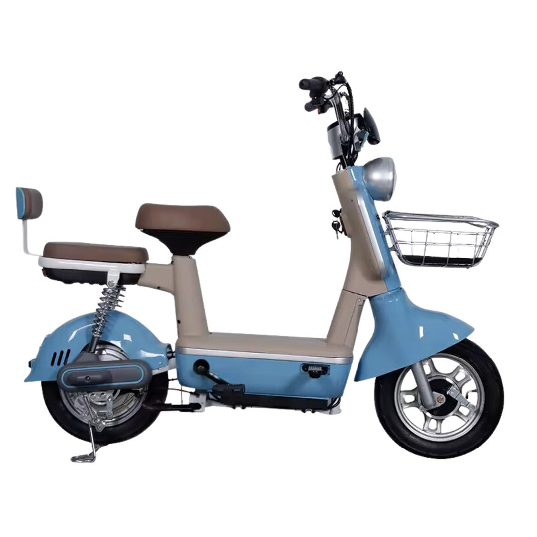 Megawheel Moped Motorized E Cycle Bicycle Small Electric Motorcycle 350W With Pedal