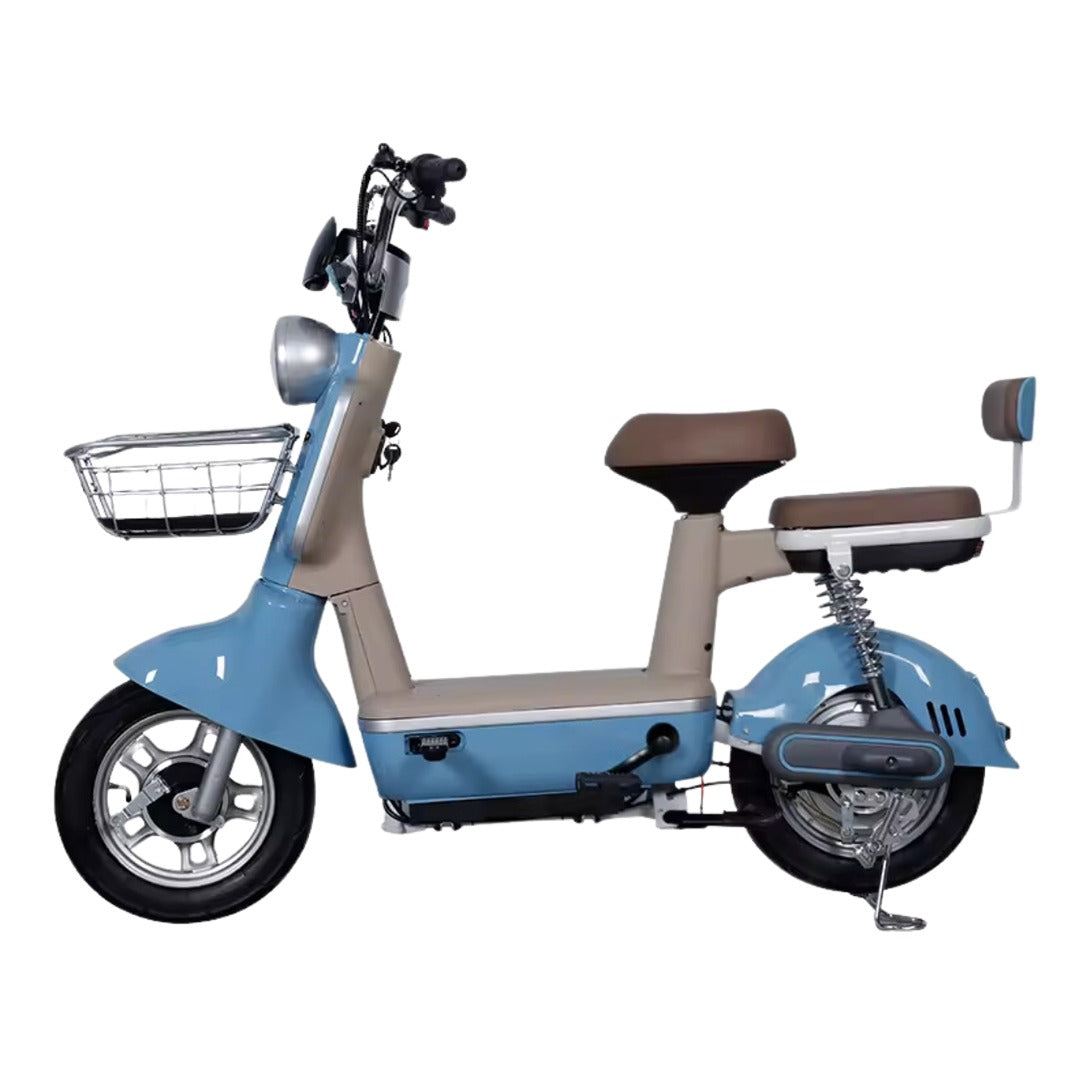 Megawheel Moped Motorized E Cycle Bicycle Small Electric Motorcycle 350W With Pedal