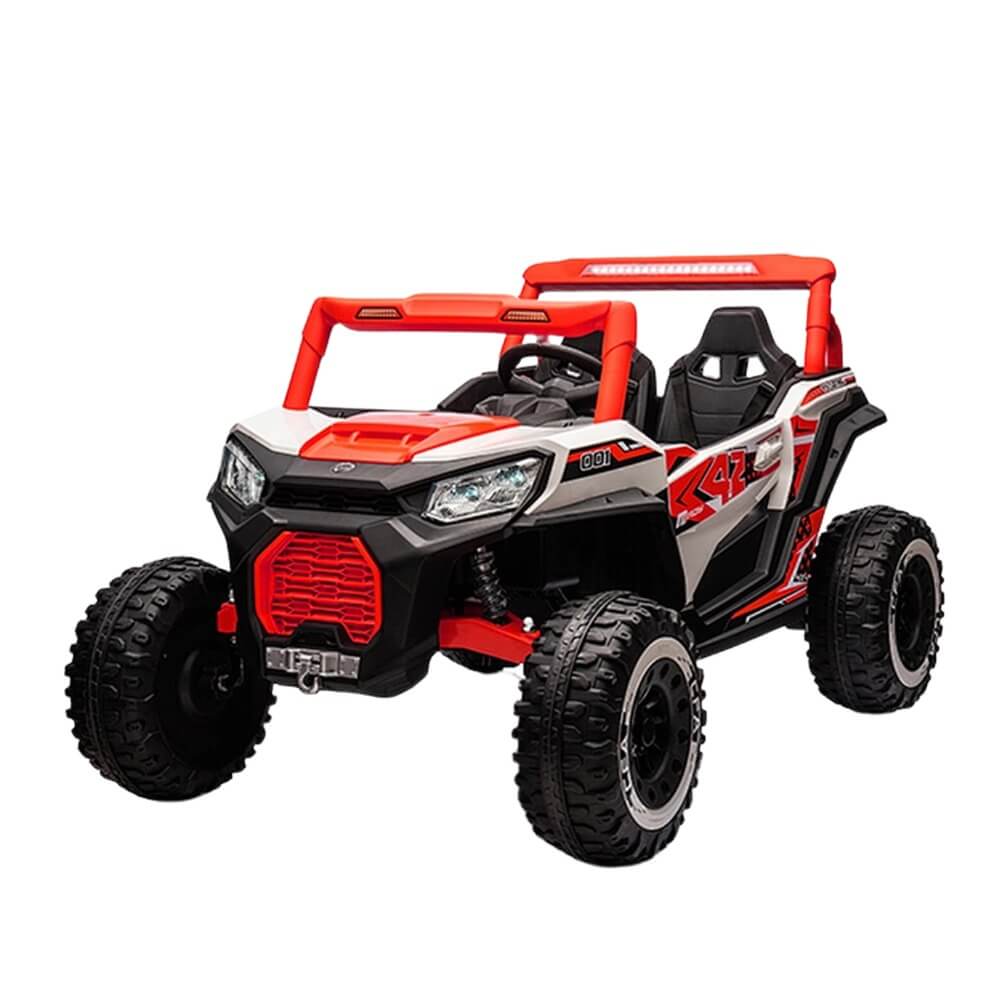 go kart Rideon 12V Midnight Ranger Electric Ride On XL Suv 4x4 with  RC For Big Kids-Orange