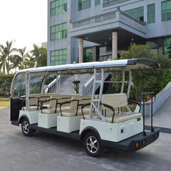 Megawheels Electric Vehicle Shuttle Bus 14 Seater Open Buses for Sightseeing