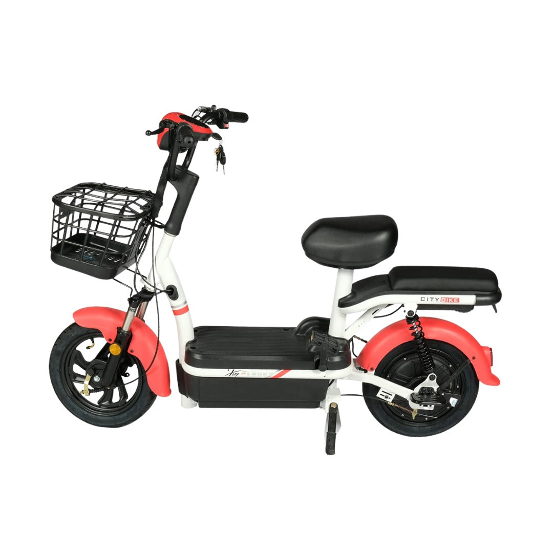 Mega wheels  Porta CX Electric scooter 2 seater Electric Bike with Pedal