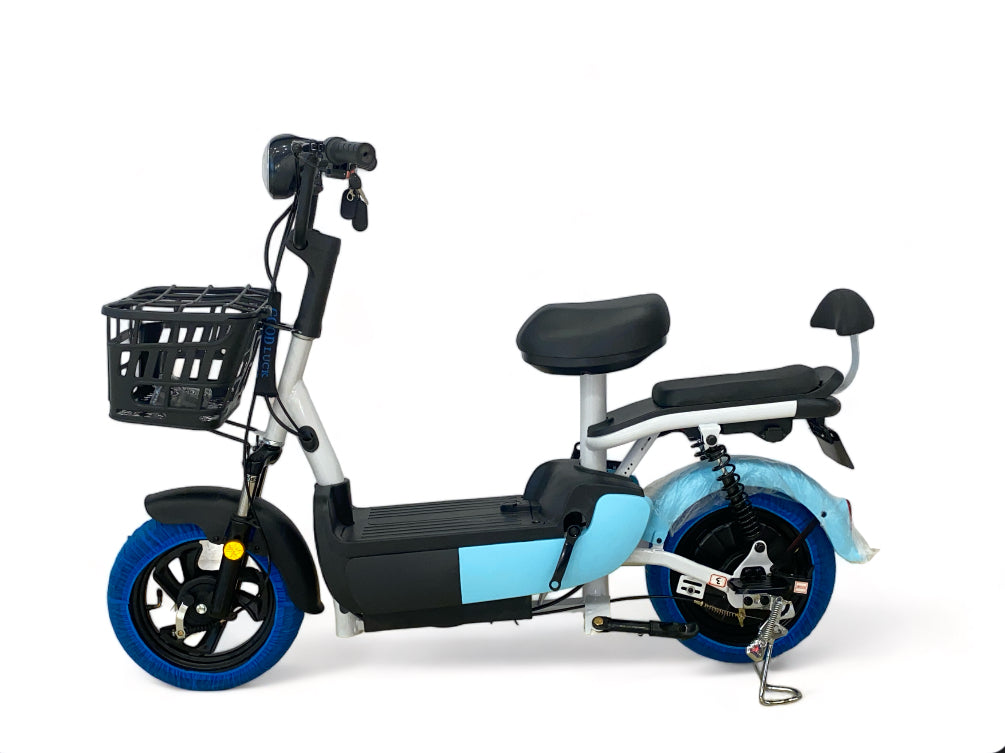 Megawheels Jazz Electric 48 v Sleek Moped Scooter with Pedal Assist