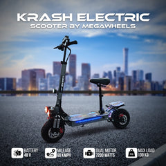 Megawheels Krash Electric dual motor Scooter 7200 watts