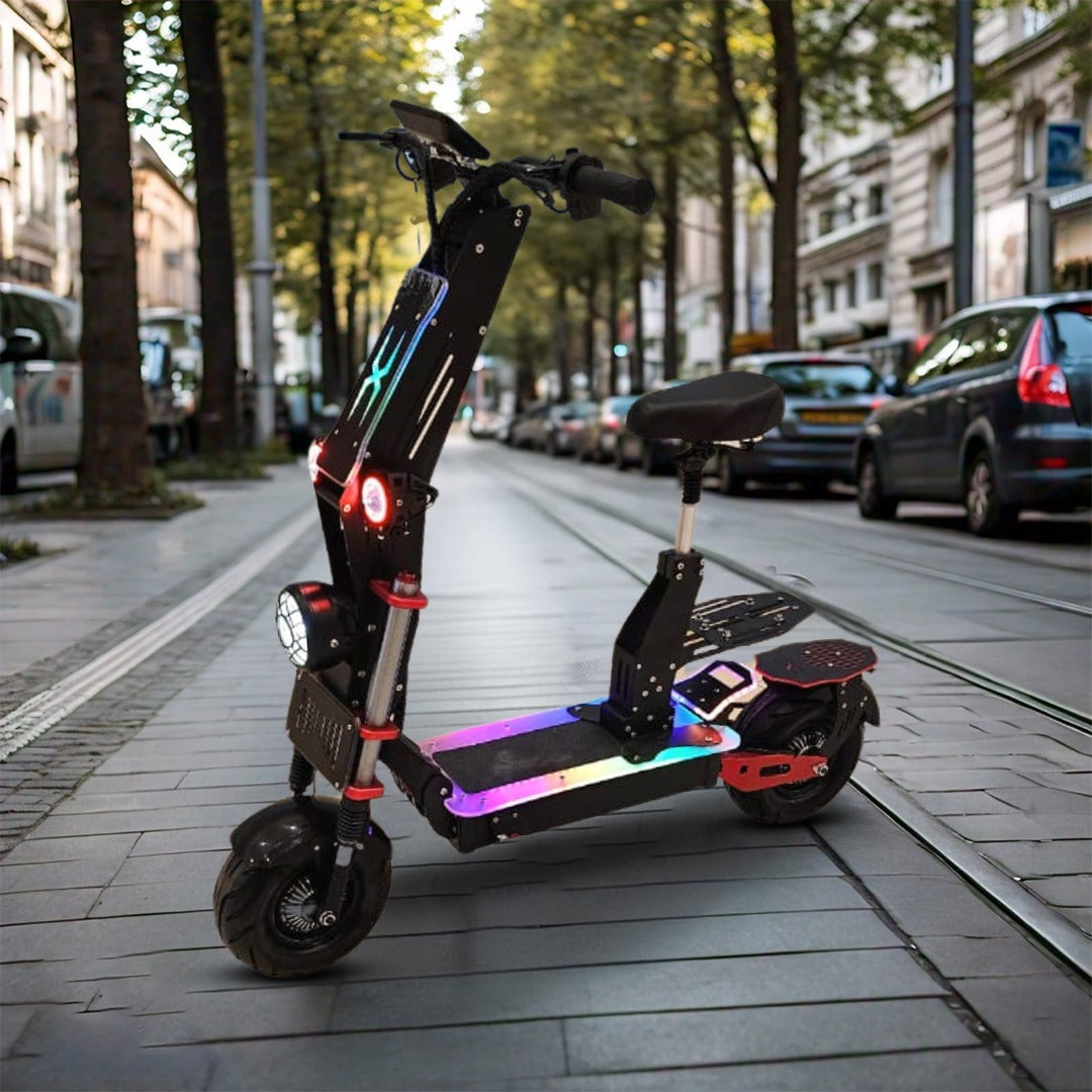 Megawheels Monster Electric Scooter Dual Motor, 90 KM/H Speed, 70 KM Range