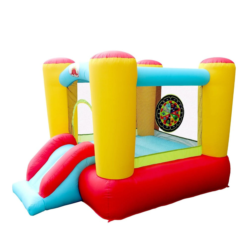 Megastar Inflatable Classic Bounce House with Slide, Kids Jumping Castle with Blower 2.54 x 1.95 x 1.60 m