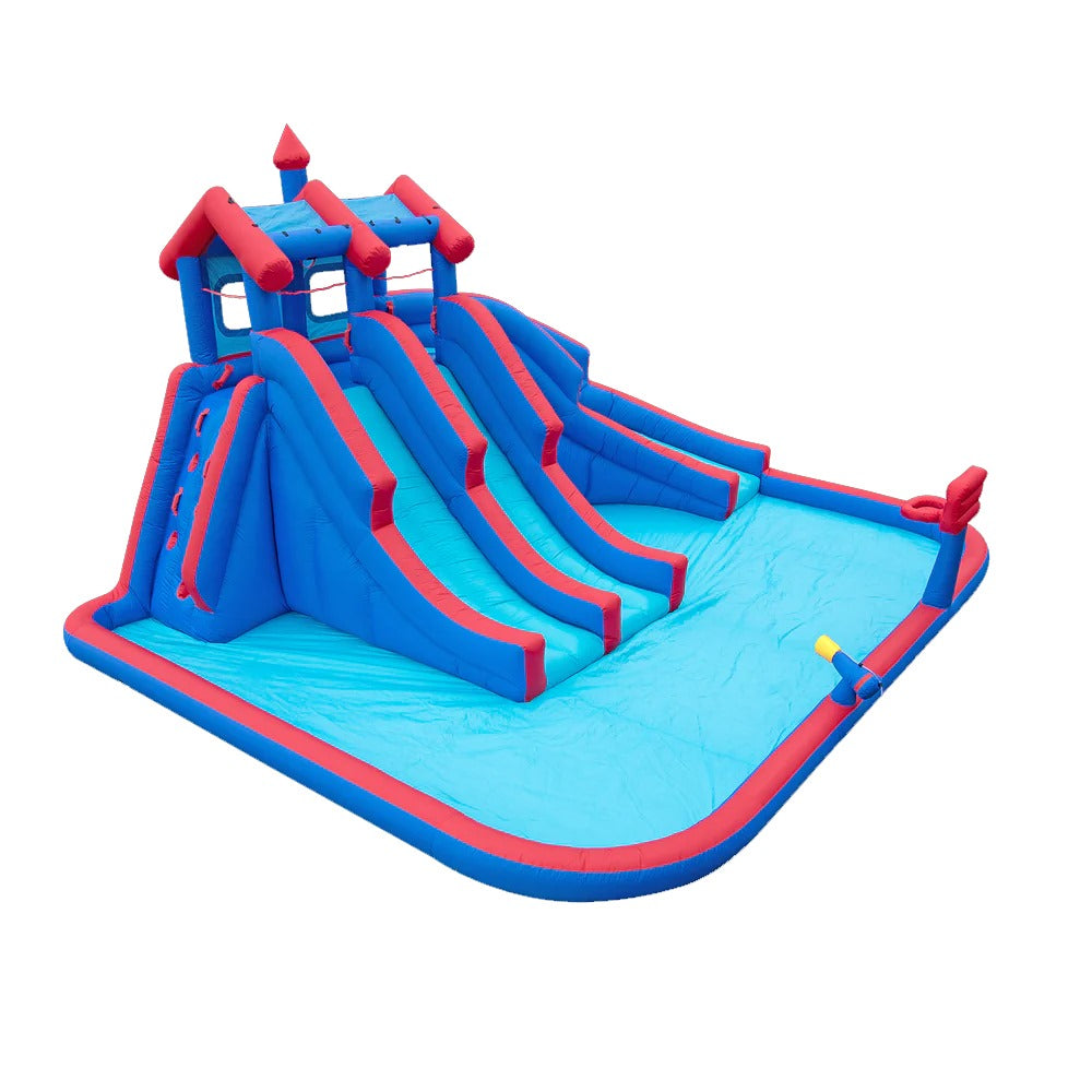 Megastar Inflatable Water Lagoon Park With Large Water Slides and Basket Ball Hoop -5.51 X 4.82 X 3.04 M