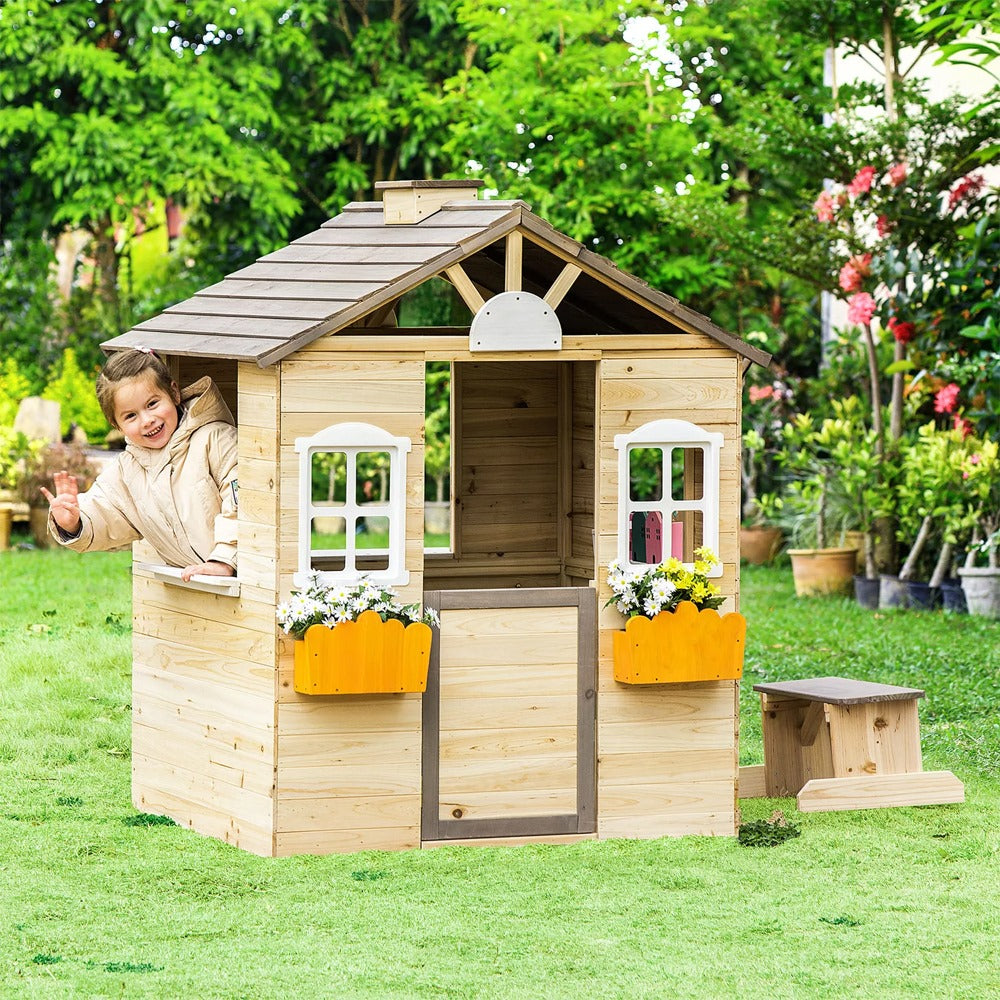 Megastar Children’s Woody Woodpecker Garden House With Planters -113 CM X 97 CM X 131CM