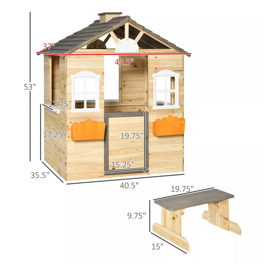 Megastar Children’s Woody Woodpecker Garden House With Planters -113 CM X 97 CM X 131CM