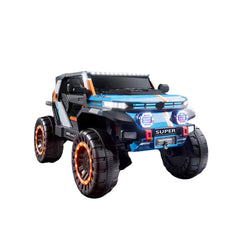 Stylish Blue Kids Mini Jeep with EVA Wheels