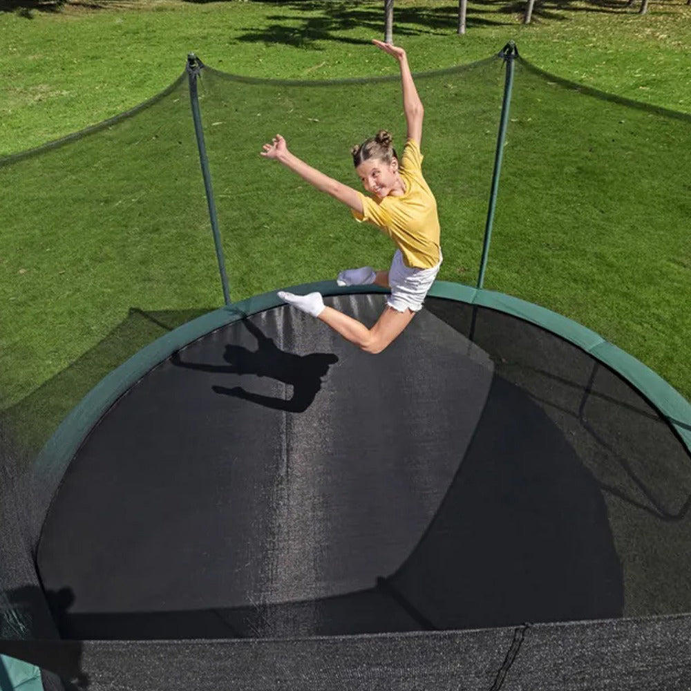 Air Extreme Trampoline 14 ft, with inner net Fun Activity, Safe And Secure, High Bounce -Free Installation