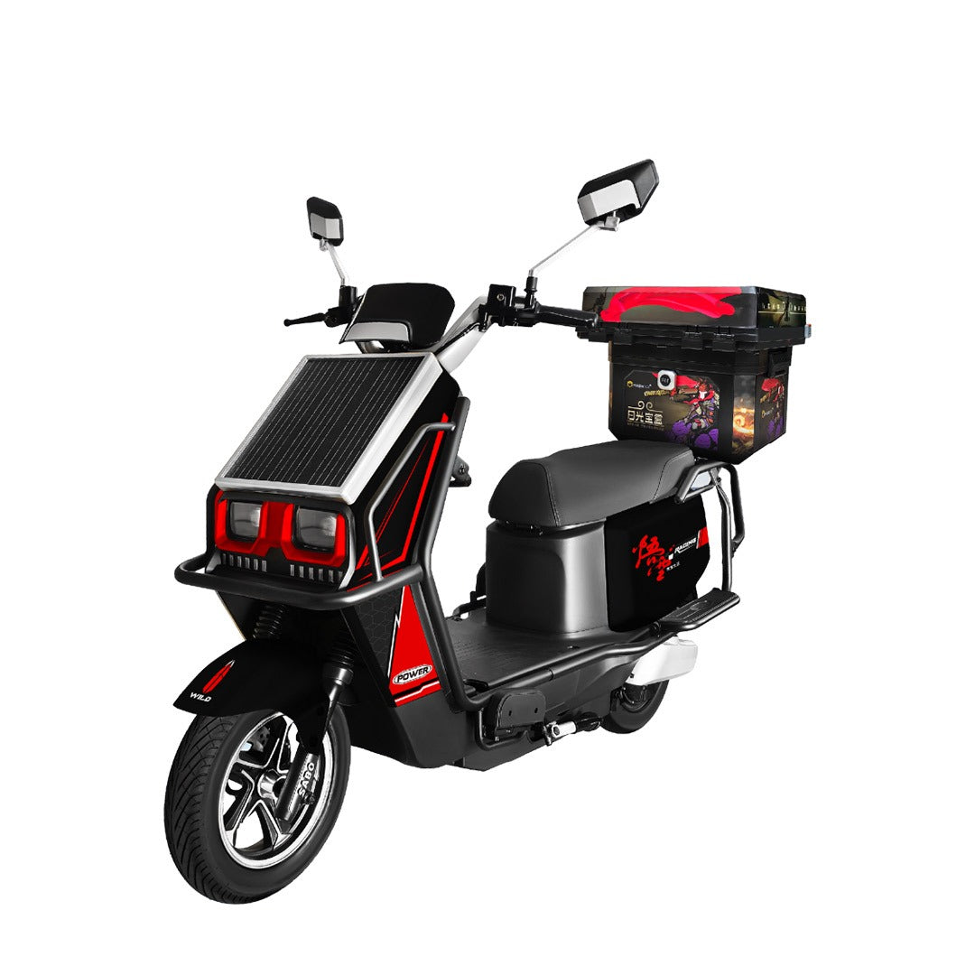 Megawheels SolarX Hybrid Electric 48v Motorbike Long Mileage 90- 100 kms