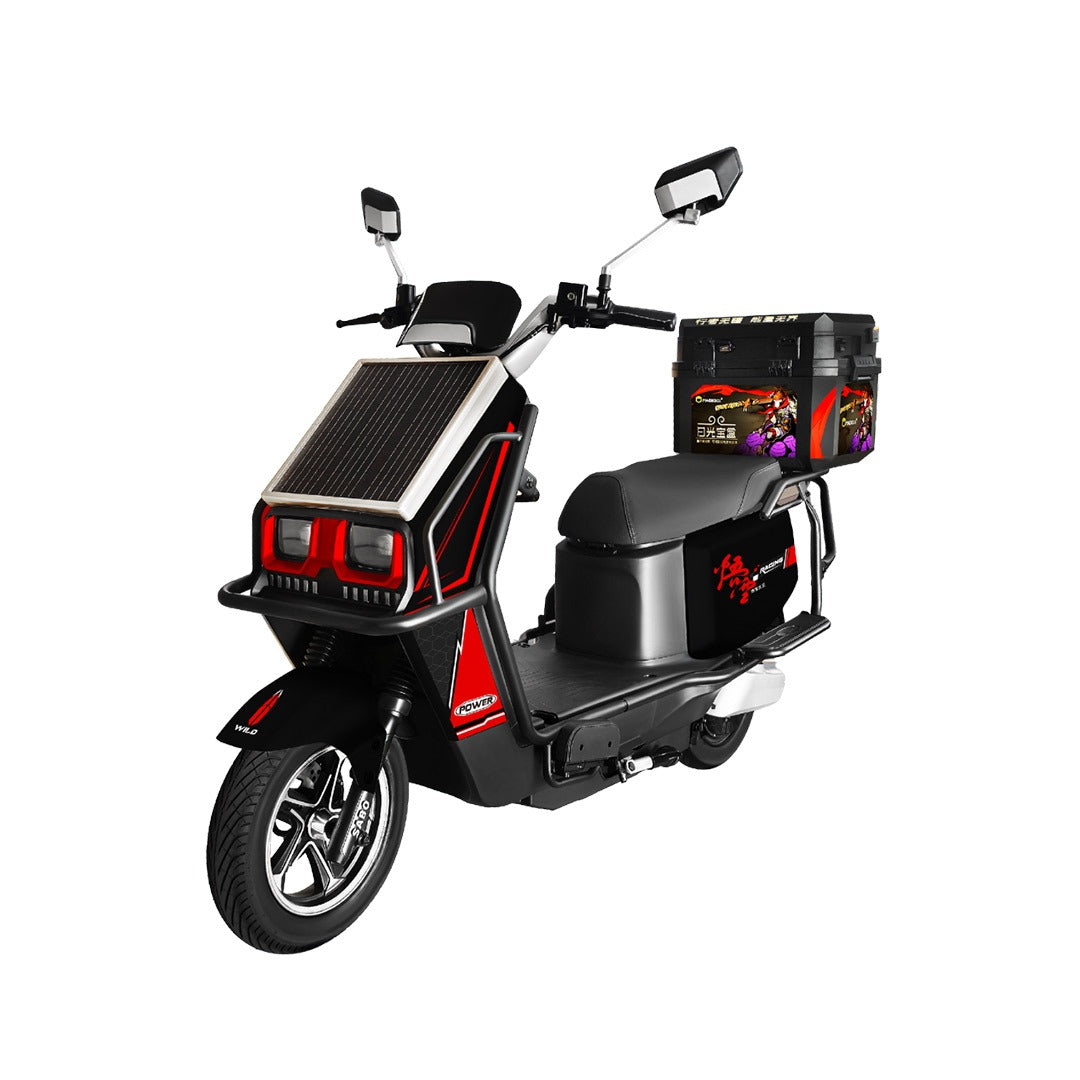 Megawheels SolarX Hybrid Electric 48v Motorbike Long Mileage 90- 100 kms