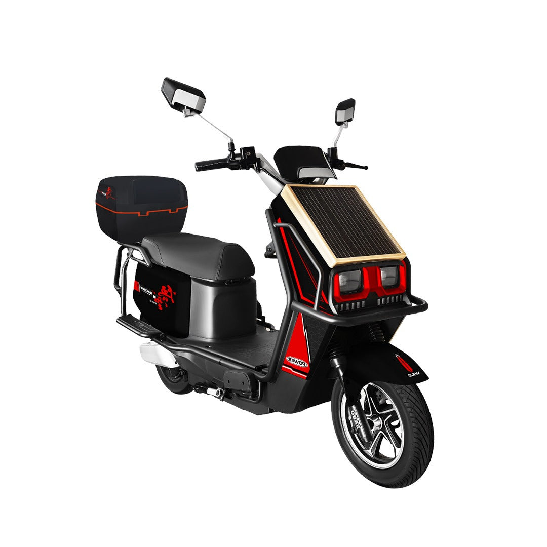 Megawheels SolarX Hybrid Electric 48v Motorbike Long Mileage 90- 100 kms