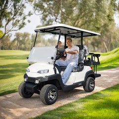 Gaz 2+2 Electric Golf Cart With 1 Year Warranty With Megawheels