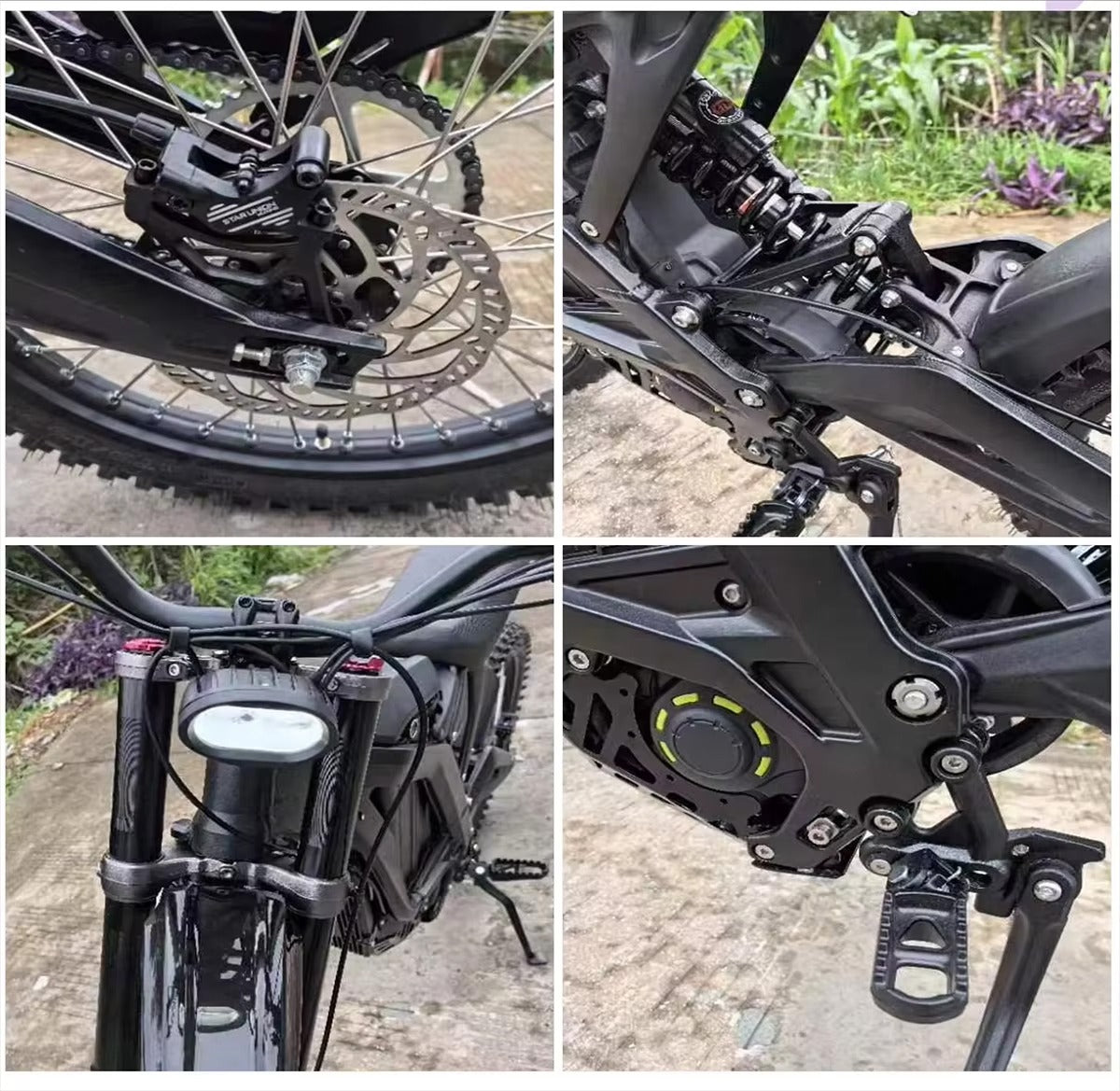 Megawheels Powerful 60V 4000W 40AH Racing Maintain Powerful Racing Mountain Dirt Electric Bike Motorcycles for Adults