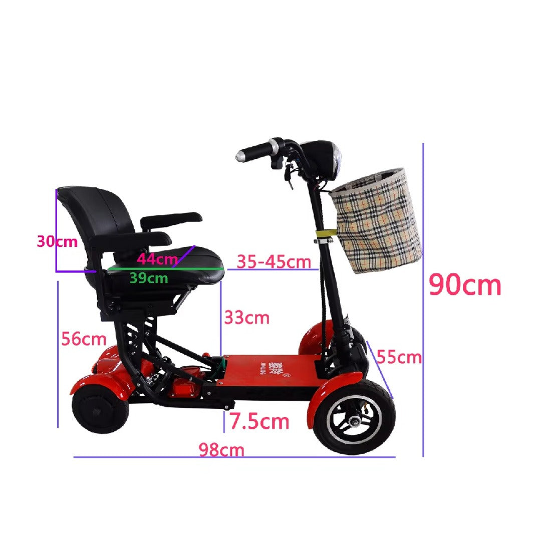 Megawheels Airglide Mobility Foldable Scooter 36V Lithium Battery - Airline Friendly