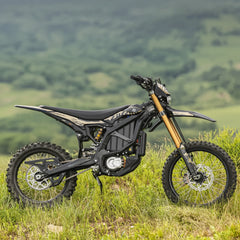 Surron Ultra Bee electric dirt bike with gold frame