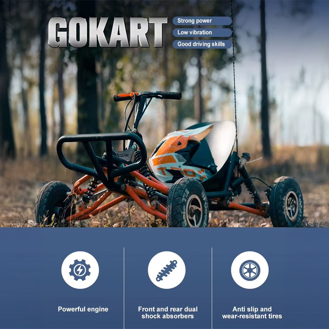 Megawheels Gas Go Kart Buggy 63 CC Fuel 2 Stroke Engine