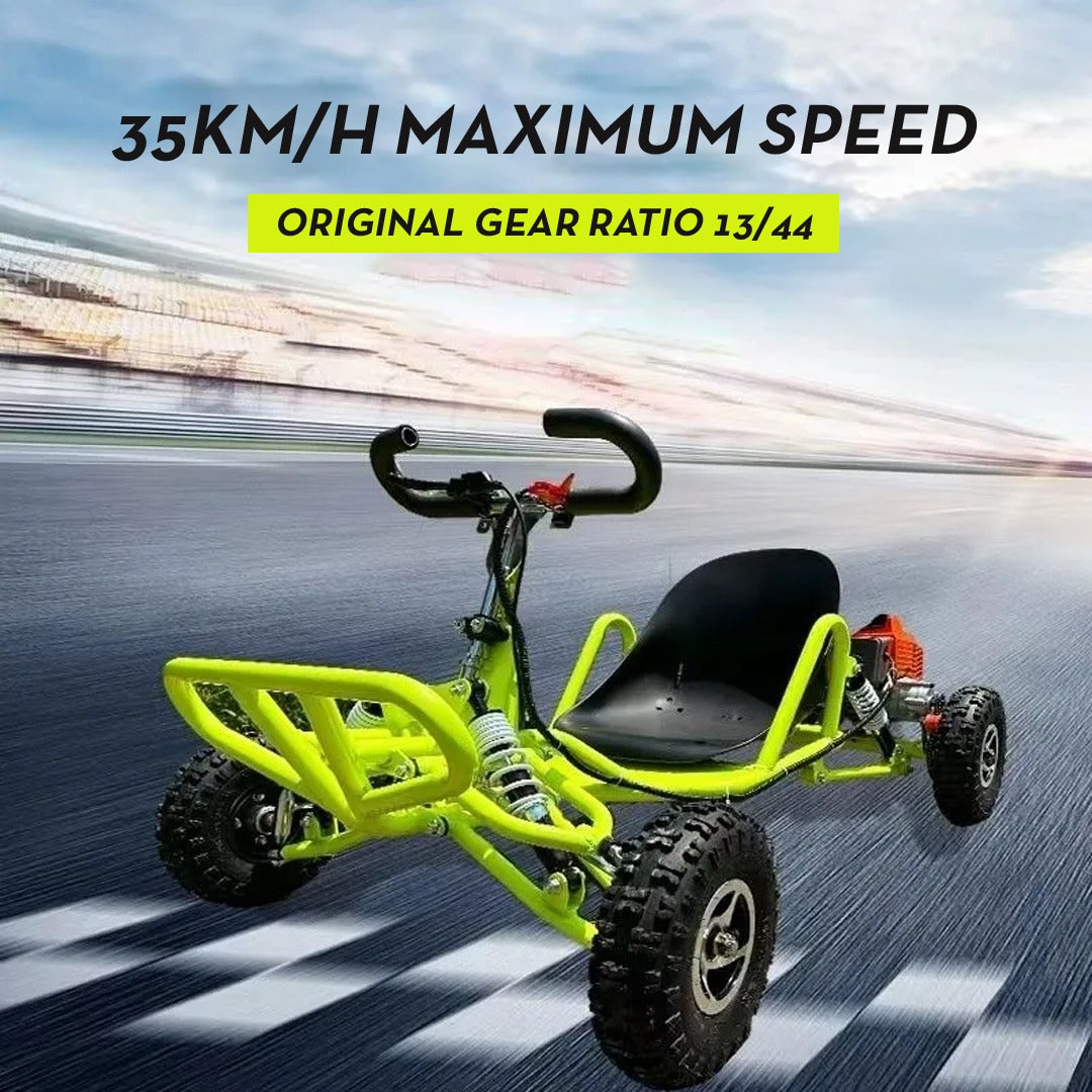 Megawheels Gas Go Kart Buggy 63 CC Fuel 2 Stroke Engine