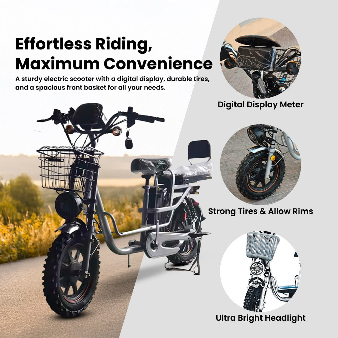 Megawheels Sandstorm 60 V Ebike With off Road Tyres and Lithium Removable Battery High Performance