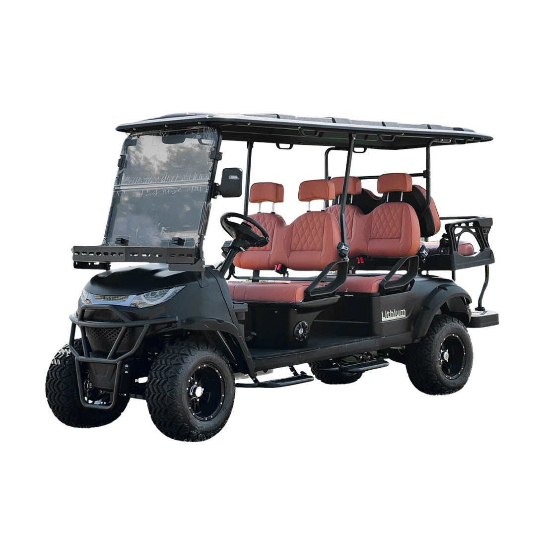 Megawheels Electric Golf Cart 4 + 2 Off Road Street and Lithium Battery With Warranty
