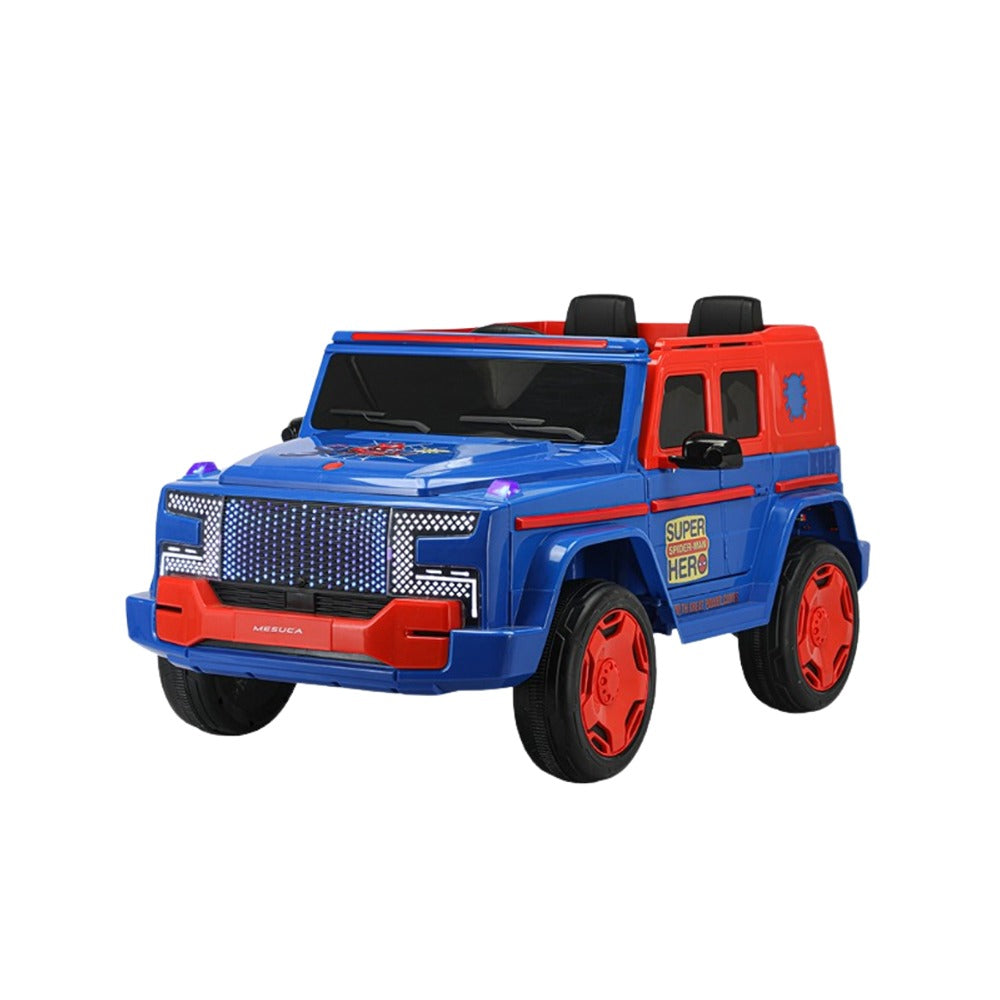 Megastar Licensed Electric Rideon Kids Spiderman & Lotso 12 V SUV Jeep With Rc