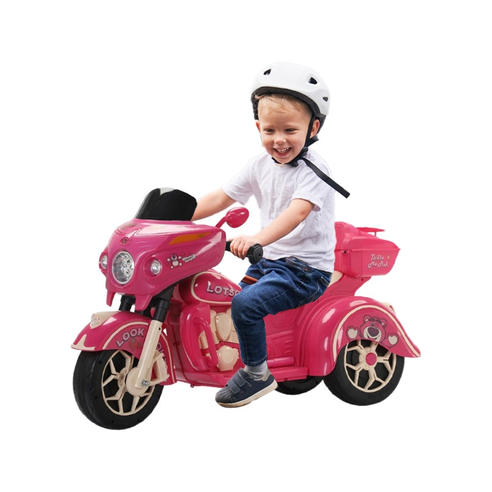 Megastar Licensed Electric Rideon Kids Spiderman, Frozen & Lotso 3 Wheel Bike 12 V
