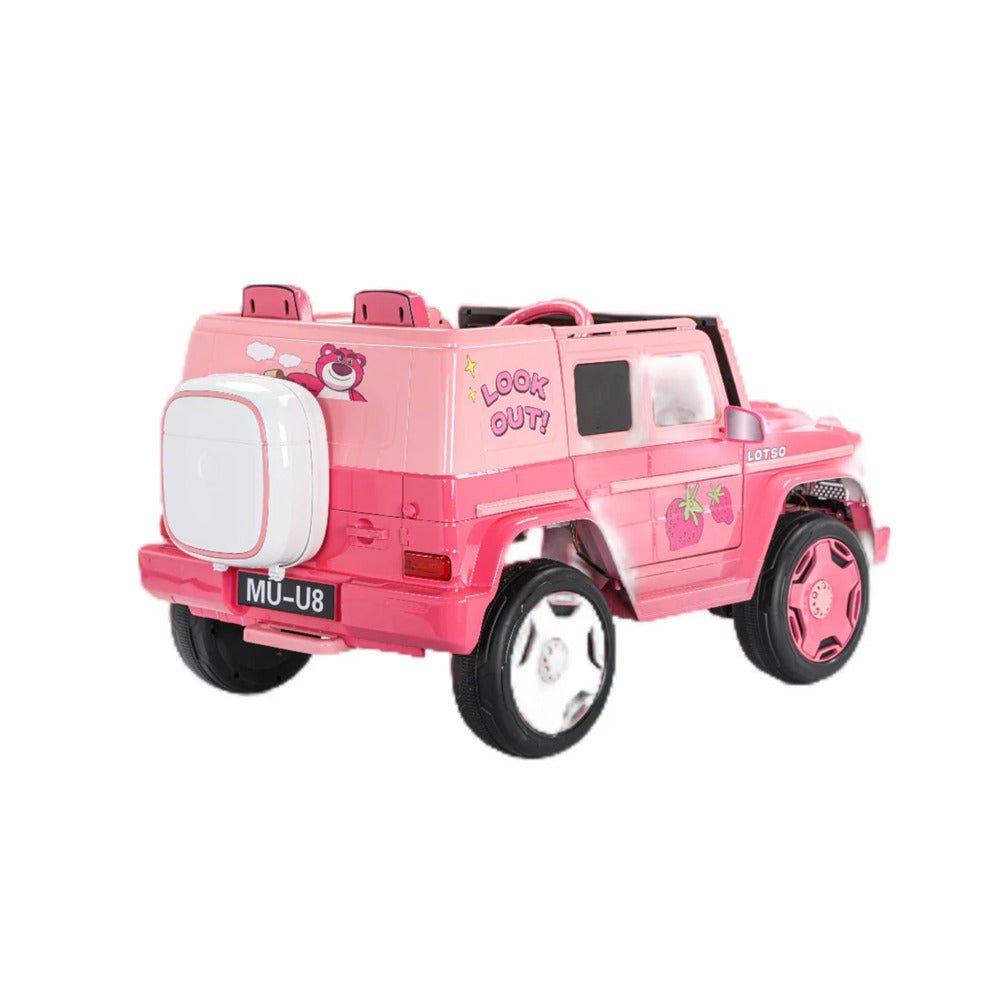 Megastar Licensed Electric Rideon Kids Spiderman & Lotso 12 V SUV Jeep With Rc