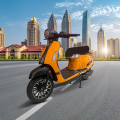 Megastar Sleek Vespa Picassio Style Electric Moped Scooter 60 V With Lithium Battery