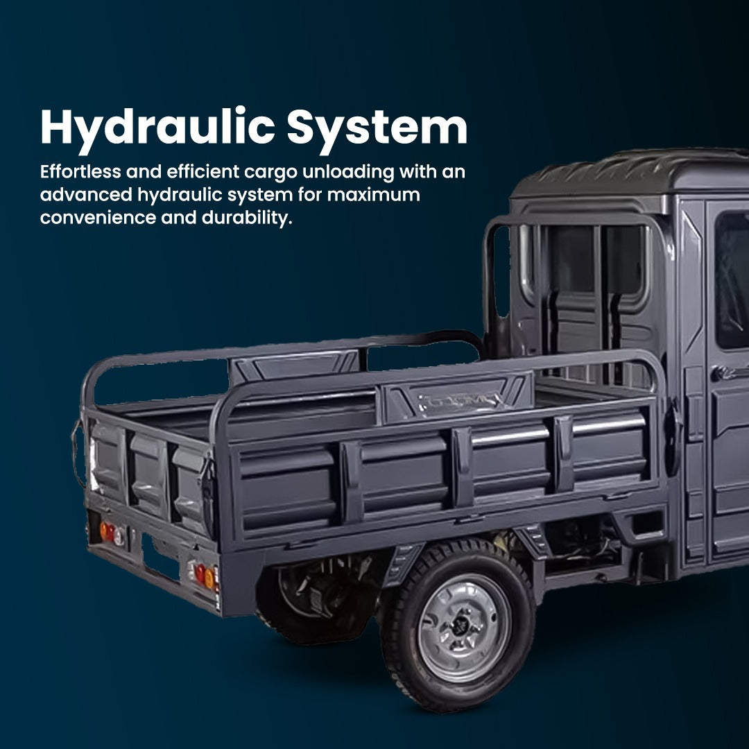 Megawheels Hydraulic Electric Cargo Delivery Tricycle for Adult 1800 Watt Lead-Acid Battery