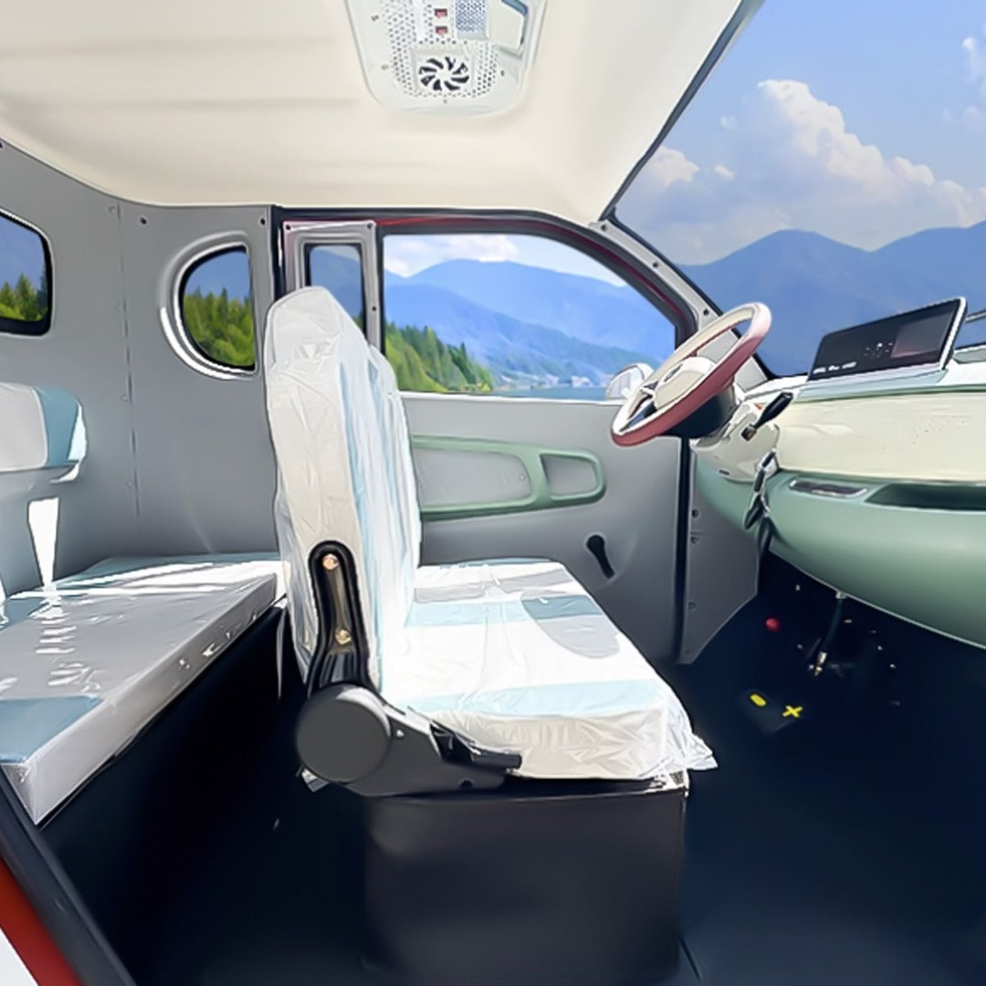 Interior of a Mini Electric Car