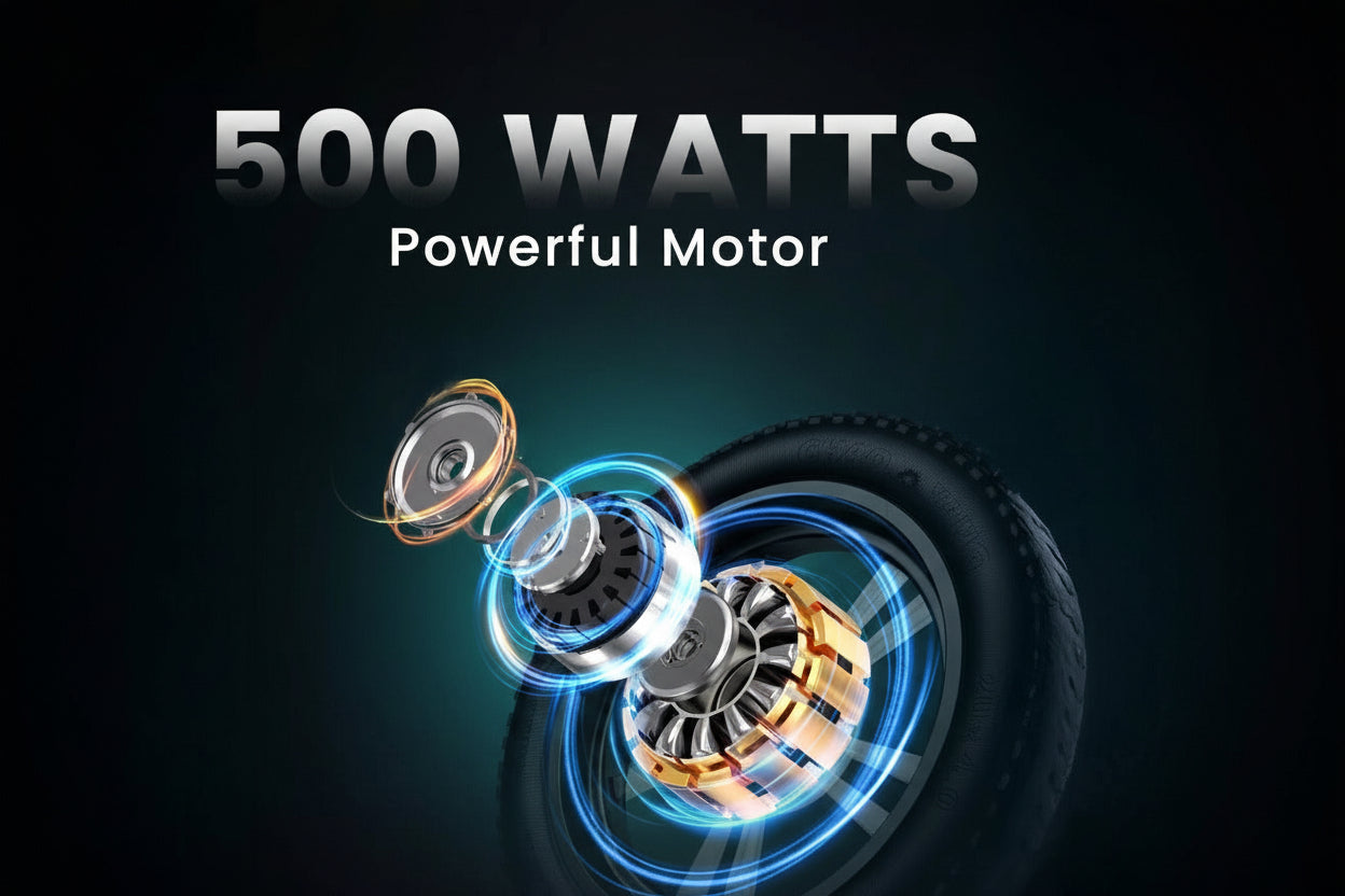 Powerful Motor with 500 watts 