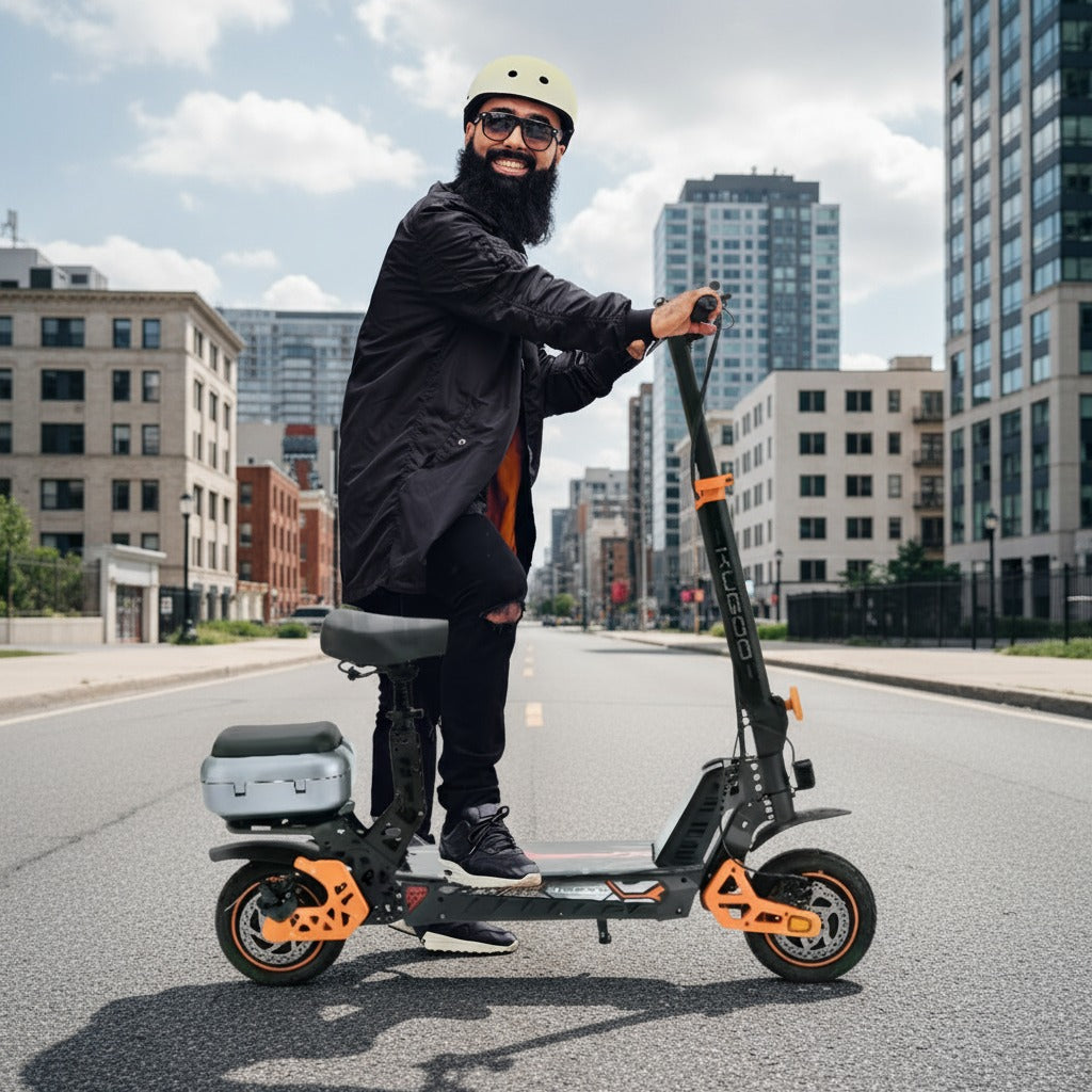 Kugoo M6 Plus 48V 18.2 Ah 1000W Single Rear Motor 70 KM/H Speed 50KM Range