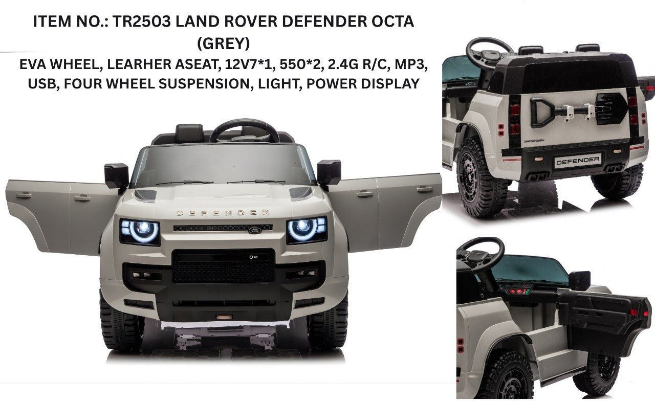 Megastar Land Rover Defender Octa Ride-On Electric Car for Kids by Rafplay UAE