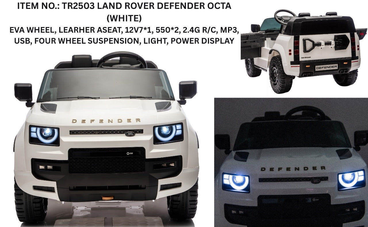 Megastar Land Rover Defender Octa Ride-On Electric Car for Kids by Rafplay UAE