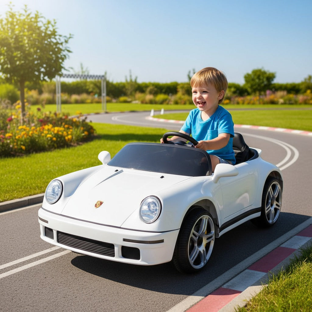 Megastar Ride on 24 V Licensed Porsche Kids Car