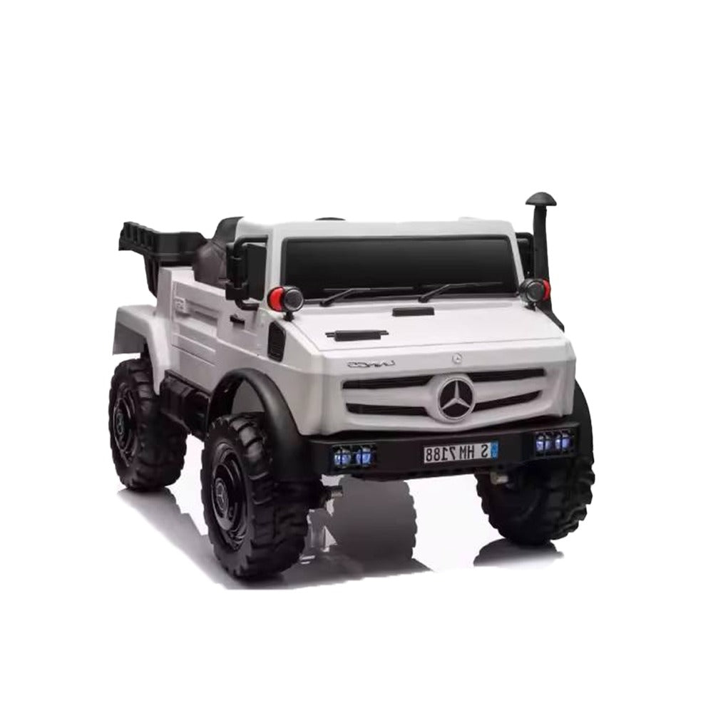 Megastar Ride on Licensed Mercedes 24 V Kids Electric Car with white color