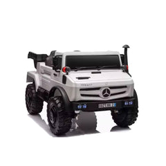 Megastar Ride on Licensed Mercedes 24 V Kids Electric Car with white color