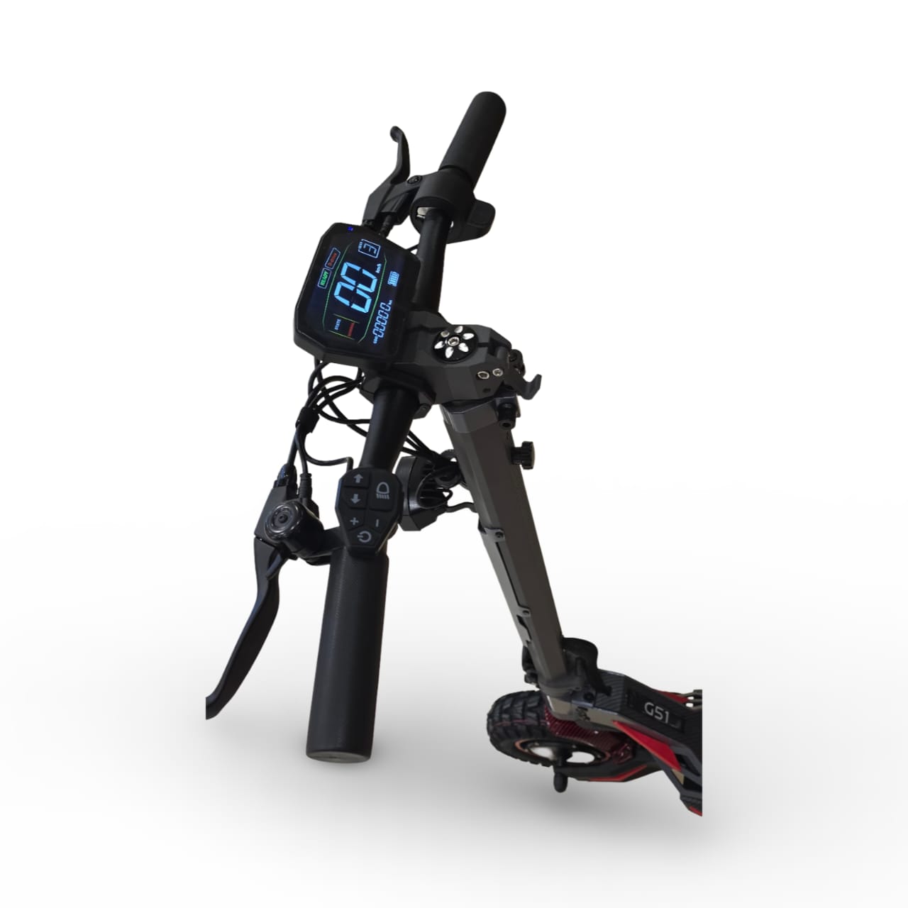 Black scooter with digital display Electric Scooter